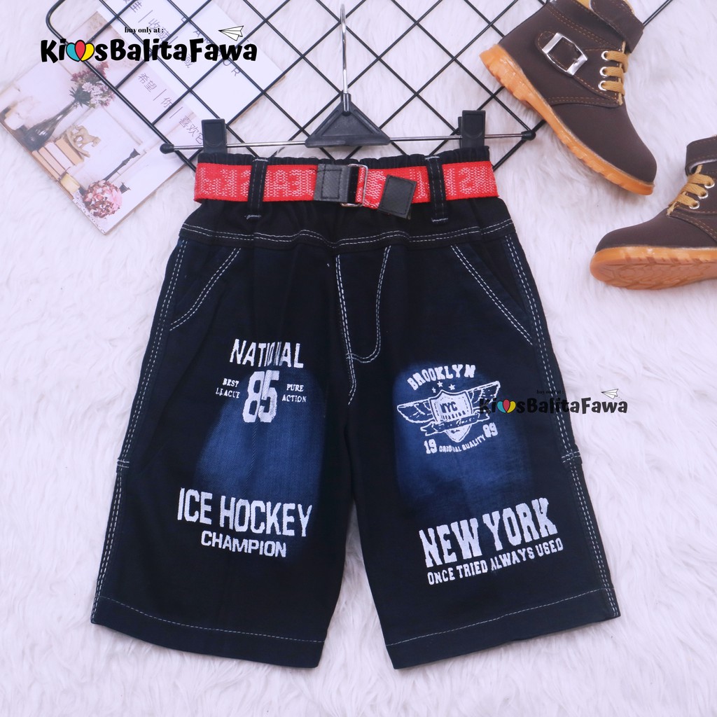 Celana Jeans Uk.3-5 Tahun / Jeans Levis Pendek Anak Laki Polos Pants Denim Murah Import Cowok