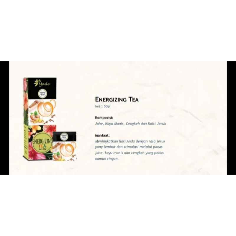 

ENERGIZING TEA