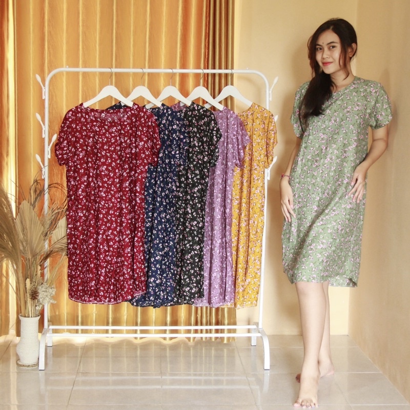 Daster Motif Bunga XXL