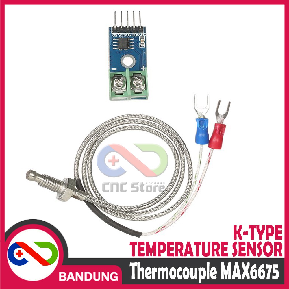 K TYPE-K THERMOCOUPLE MAX6675 MODULE HIGH TEMPERATURE SENSOR FOR ARDUINO SENSOR SUHU