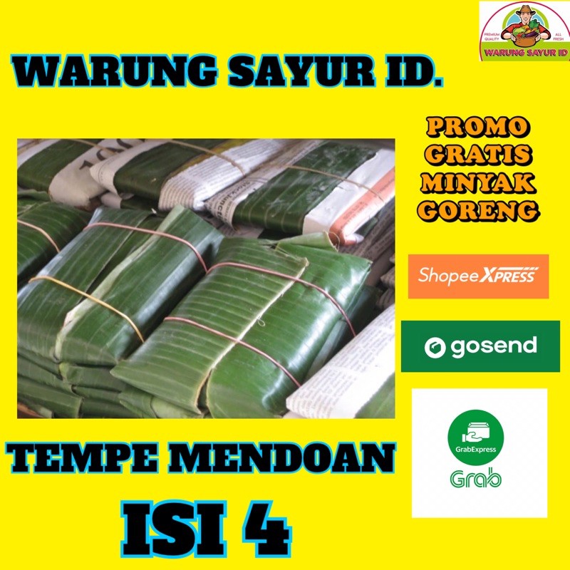 

WARUNG SAYUR ID. | TEMPE MENDOAN ISI 4 | SAYUR ONLINE | SAYUR SEGAR