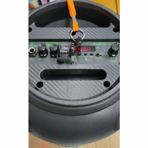 speaker bluetooth karaoke fleco B-80, speaker bulat desain baru,salon