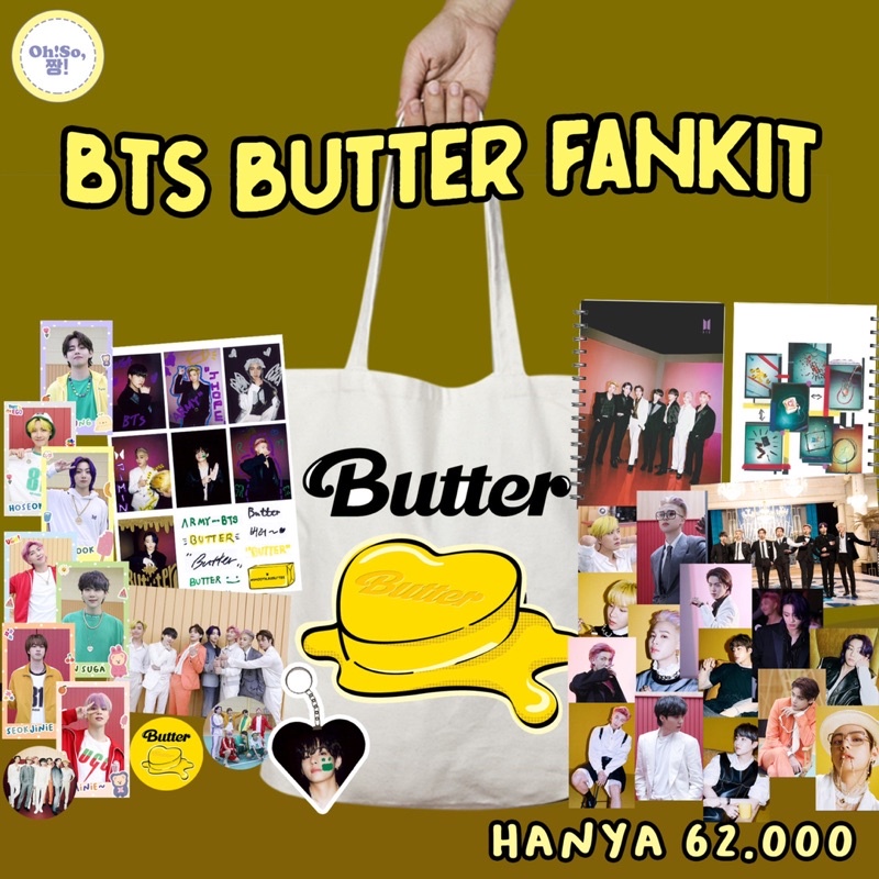 BTS BUTTER FANKIT PACK PAKET LENGKAP BANGTAN