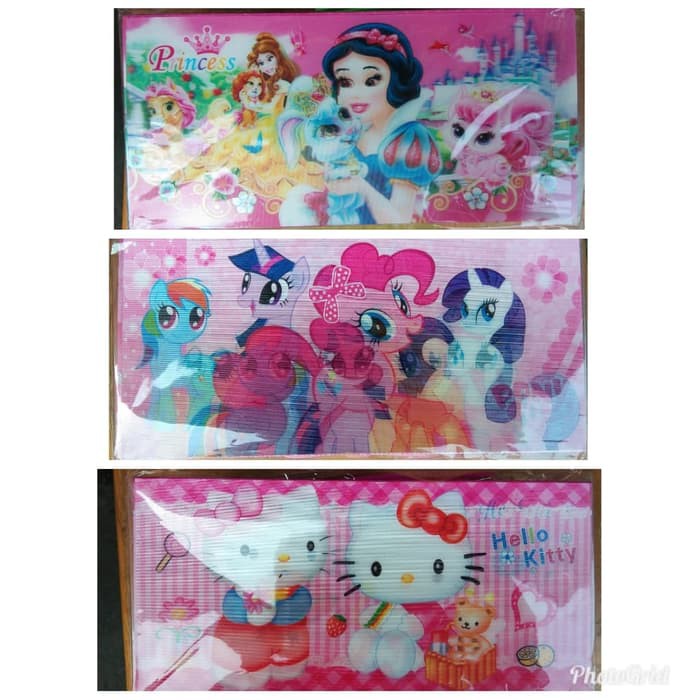 

Kotak Pensil Karakter Pink Jumbo Princess Sofia Barbie Hello Kitty - Merah Muda