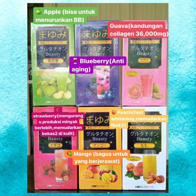 

Minuman Kolagen Kecantikan Beauty Drink Japan Pemutih Anti Aging Penghilang Jerawat