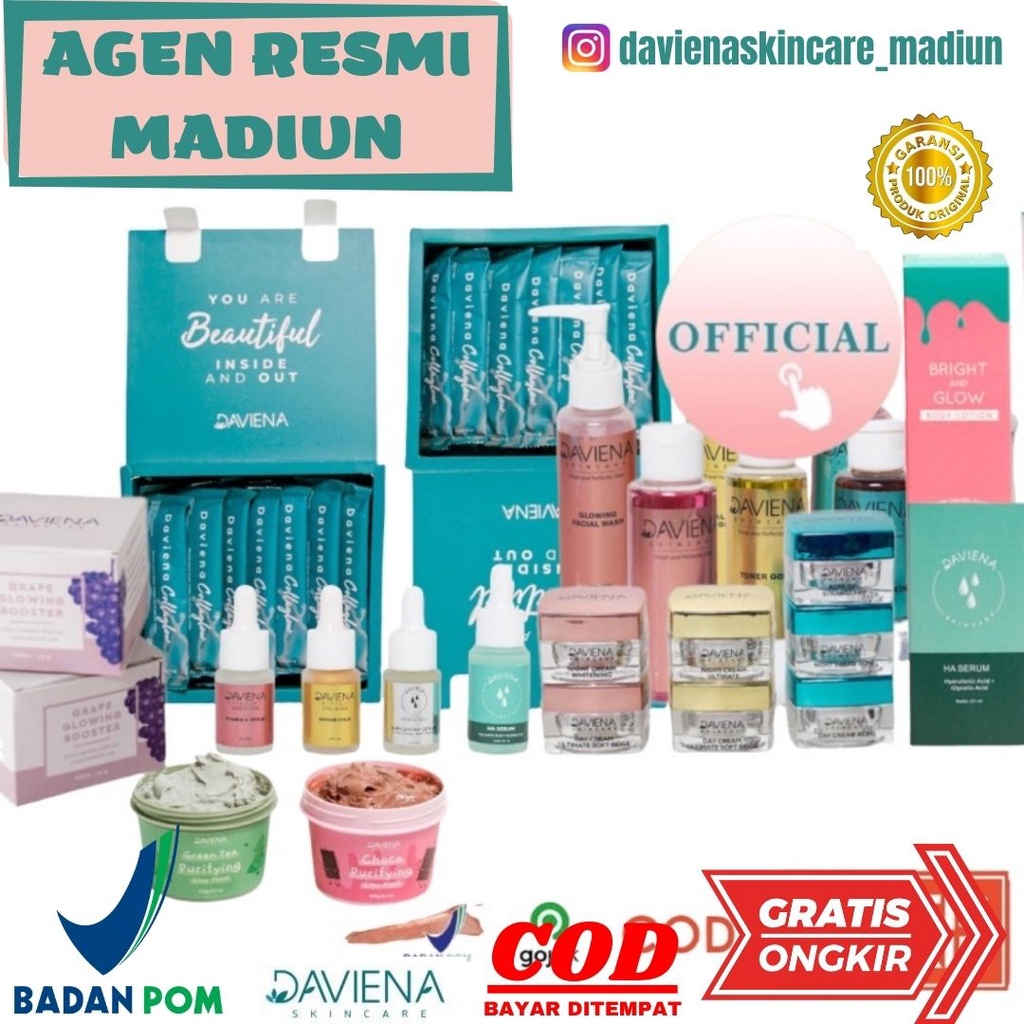 PAKET RESELLER DAVIENA SKINCARE HEMAT | JOIN RESELLER 5 PAKET