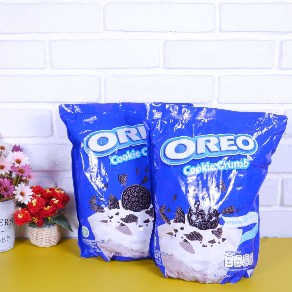 

Oreo Cookie Crumb/ Remahan Oreo 1kg