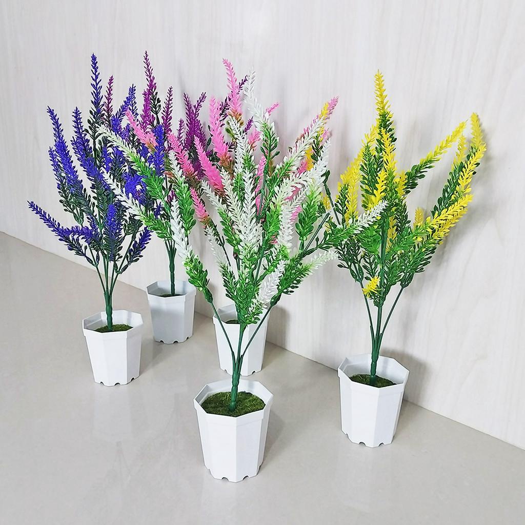 Tanaman Bunga Hias Pot Tanaman Bunga Plastik Ornamen Pajangan Rumah Artificial Decoration Flower Daun Sintetis Azgalery PBP41