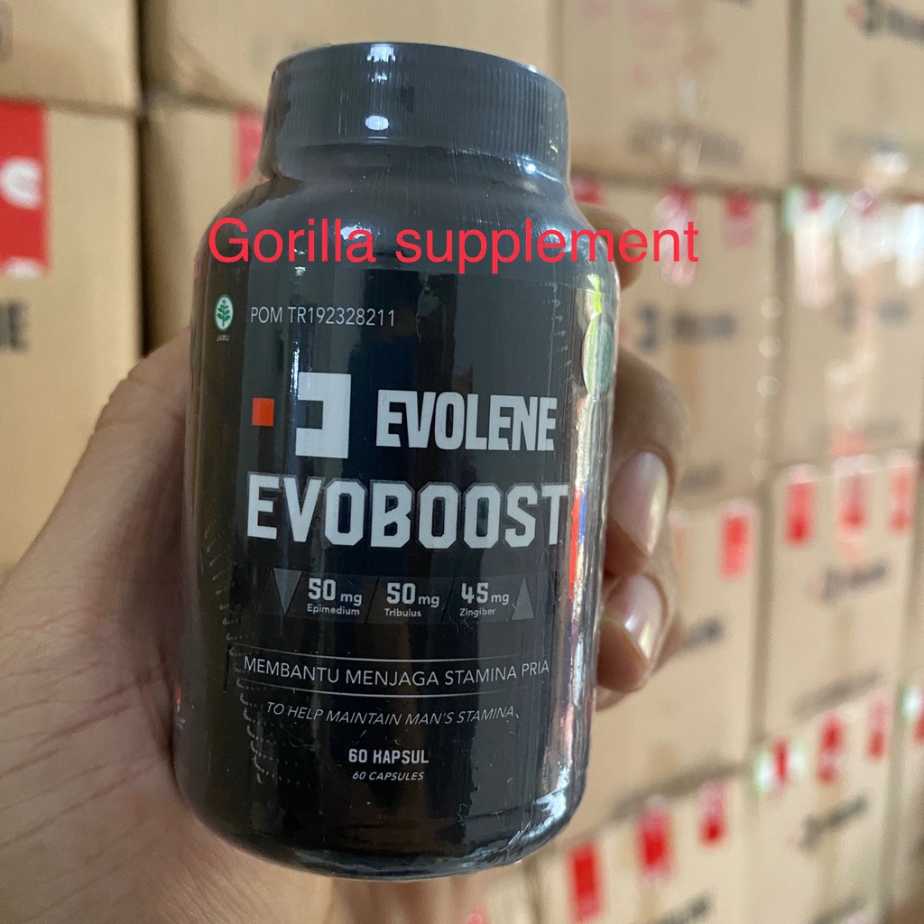 Evolene EVOBOOST 60 Caps Kapsul Evo Boost Testoterone Booster Testobooster BPOM HALAL MUI