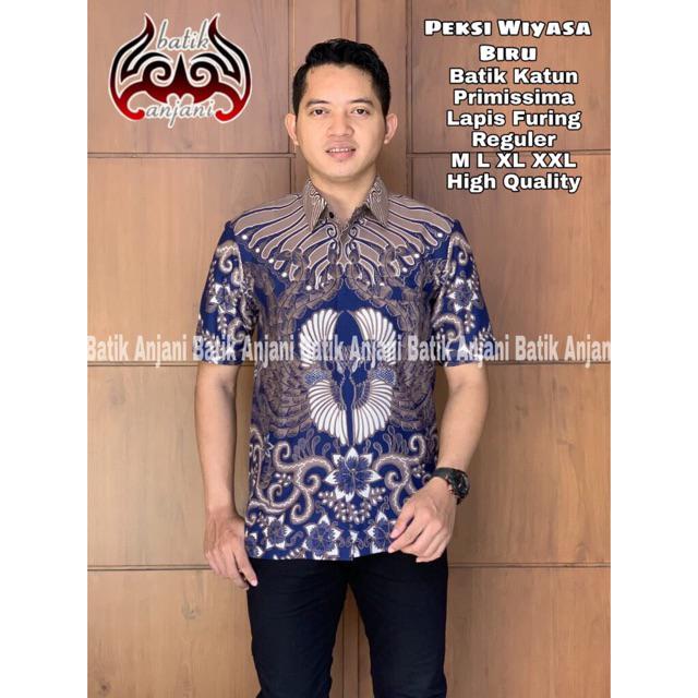 Gurdo Pari Kemeja Batik Pria Atasan Batik Baju Batik Pria Lengan Pendek Batik Modern By Gba