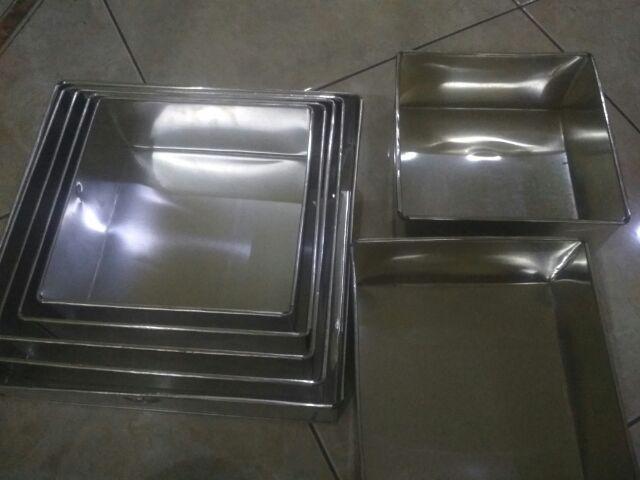 Loyang 4 7cm Uk.16cm Kotak Persegi Bulat Bundar Love Hati Cinta