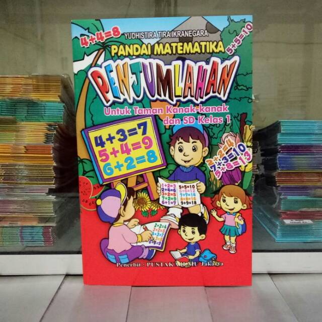 Buku Anak Sd Kelas 1 Belajar Matematika Penjumlahan Tambah