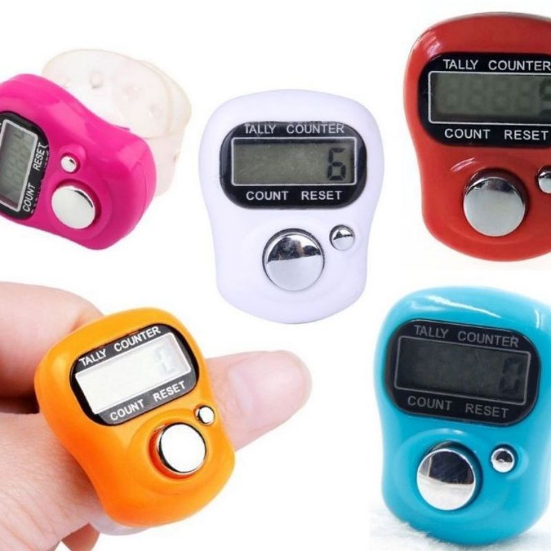 Tasbih Digital Mini Tally Counter Alat Hitung Tasbeh Digital / Finger