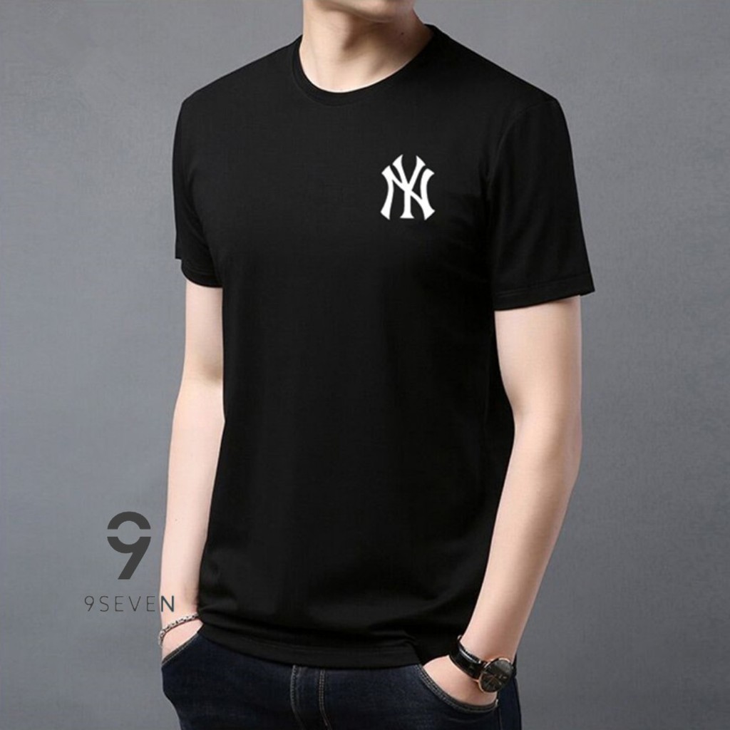 9SEVEN-BAJU KAOS NY || KAOS DISTRO UNISEX || ATASAN LENGAN PENDEK TERLARIS