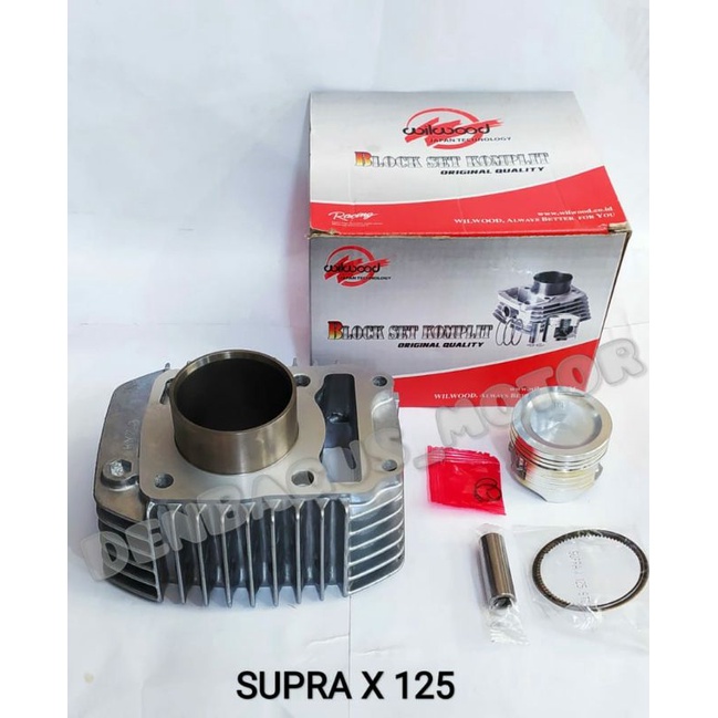 CYLINDER ASSY SUPRA X 125/ BLOK SEHER KIT/ CYLINDER HEAD MOTOR SUPRA X 125 WILWOOD/SILINDER SUPRA X 