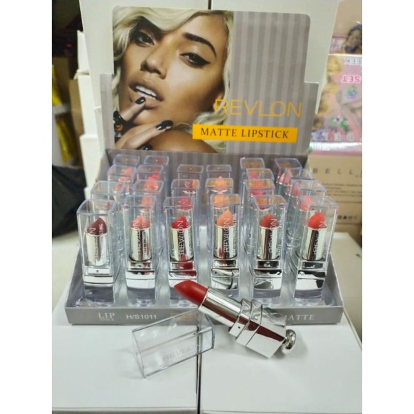 [ PERBOX ] Lipstik maybeline 605 / REVLON LIPSTIK MATTE NEW WARNA