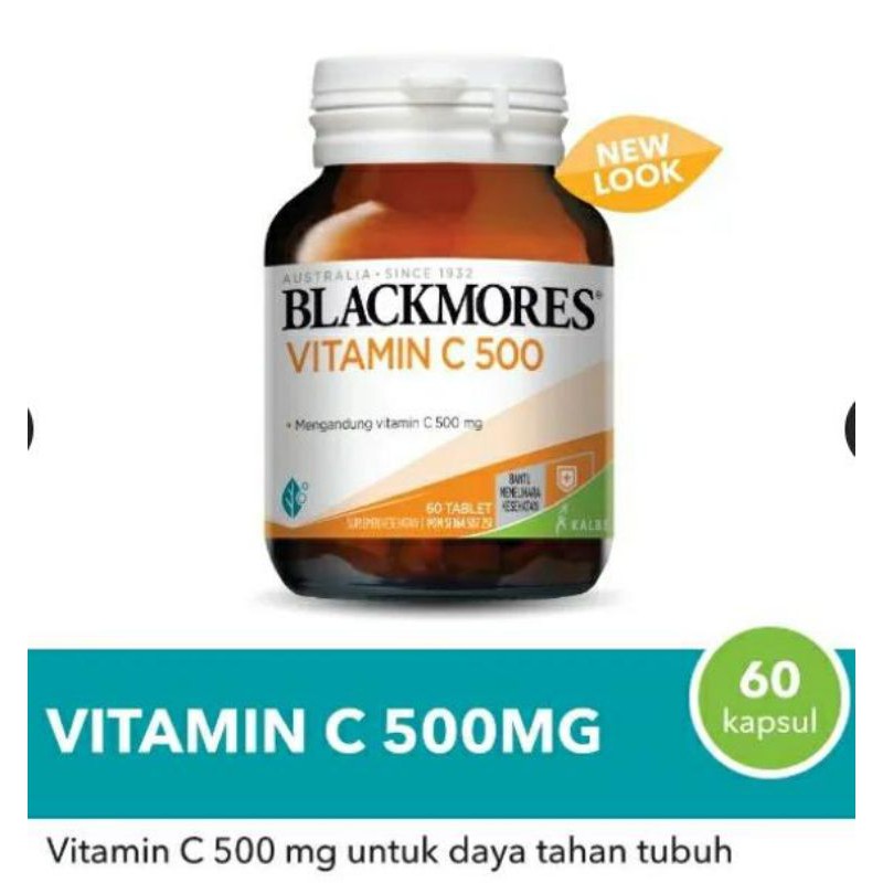 PROMO BLACKMORES Vitamin C 500 60 Tablet Free Bio C 1000 30