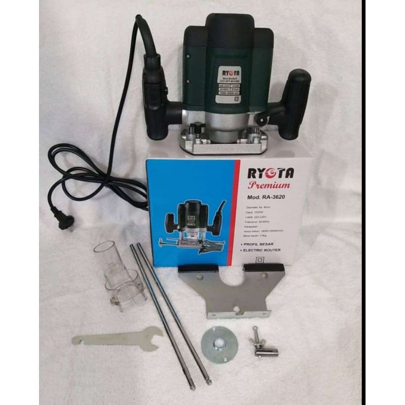 RYOTA Mesin Router Profil kayu RA 3620 Skok bobok kayu ukir