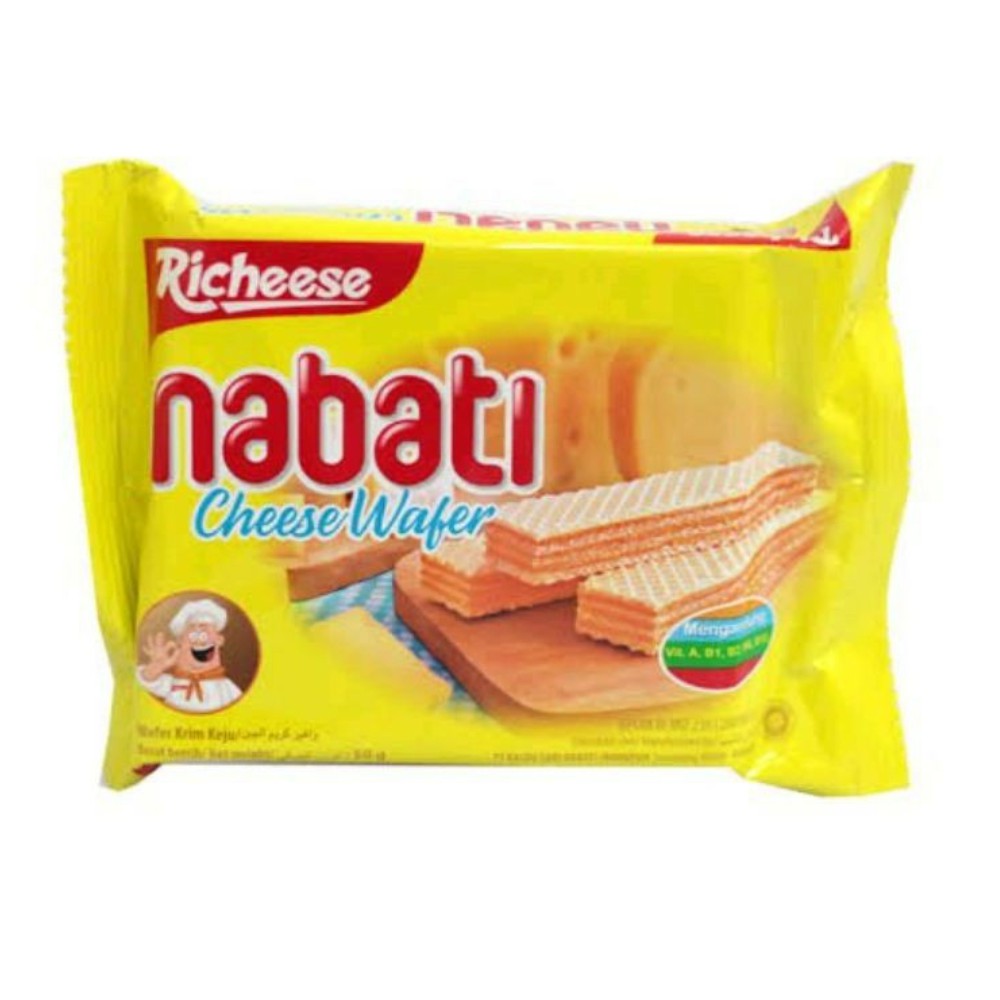

Nabati Wafer 50gram ( 1 Pack isi 10pcs )