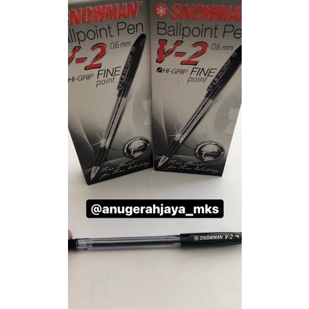 

[PCS] PULPEN SNOWMAN V-2 HITAM 0.6MM BERKUALITAS , PULPEN SNOWMAN V2 , BOLPEN SNOWMAN V 2 , BALLPOINT SNOWMAN , PULPEN