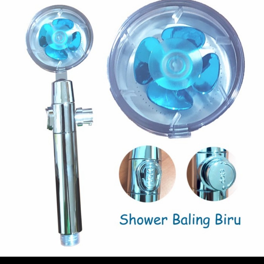 Shower On Off Turbo Fan Head Spa Ion 360 Alat Kamar Mandi Jet Pancuran