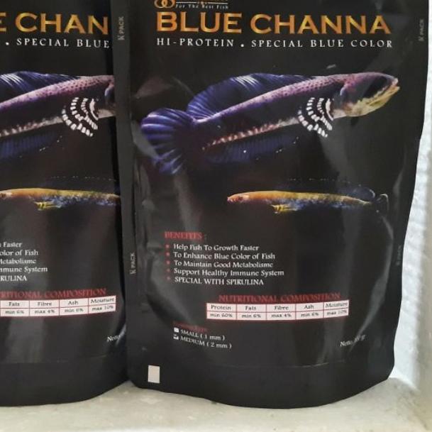♝ Pelet Premium Blue Channa 100g Pakan Chana Cana Andrao Pulchra
 ♬