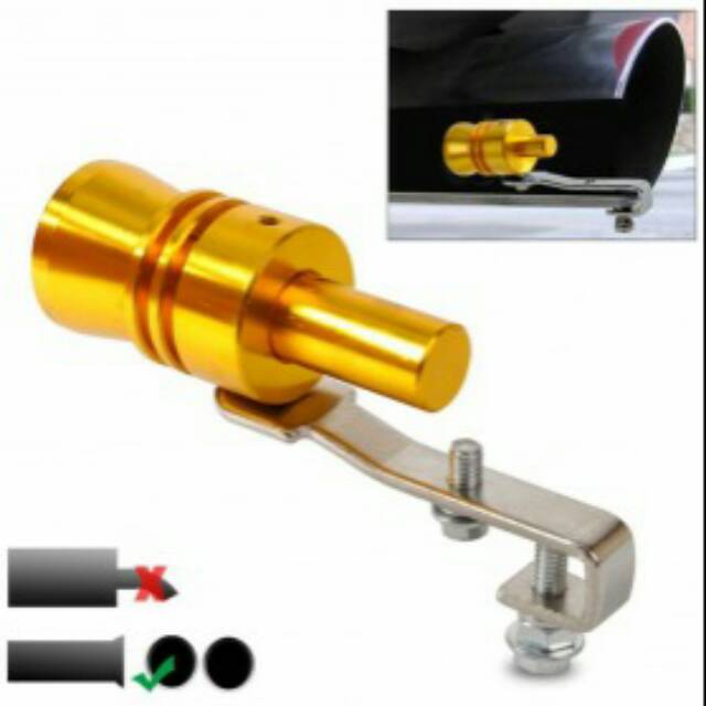 Penyiul knalpot turbo palsu