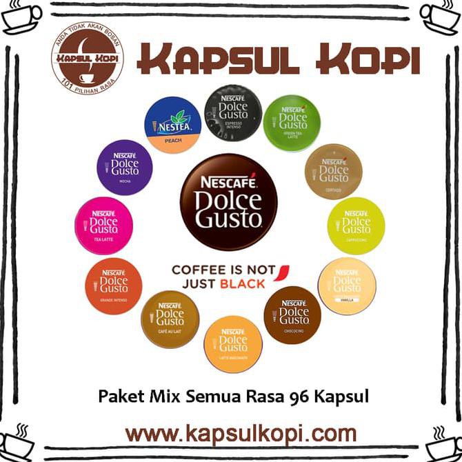 

KapsulKopi Paket Nescafe Dolce Gusto Mix Semua Rasa 96 Kapsul