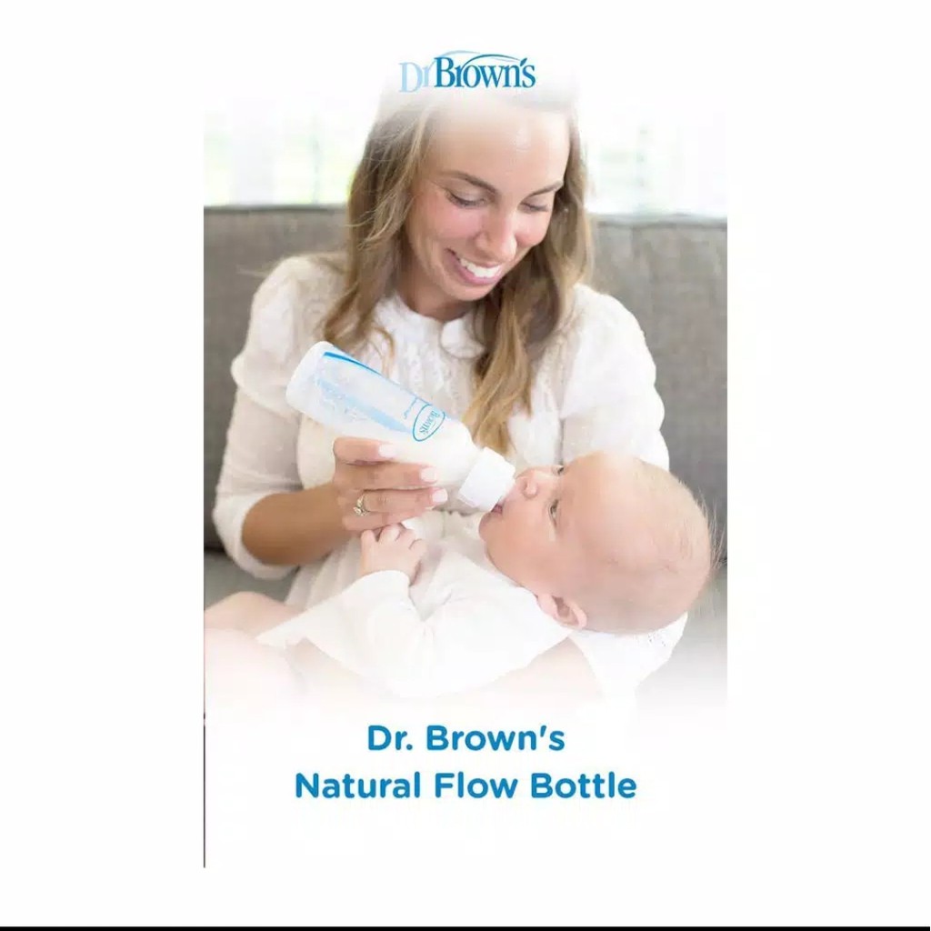 BABEE BOTOL SUSU DR BROWN'S NATURAL FLOW PP NARROW NECK STANDARD BABY BOTTLE 60 ML / 120 ML