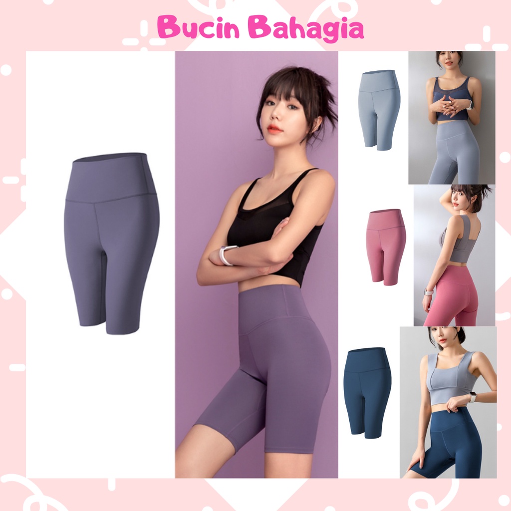 SPOTRWARE LEGGING PENDEK UNTUK BERSEPEDA/GYM/YOGA SW03