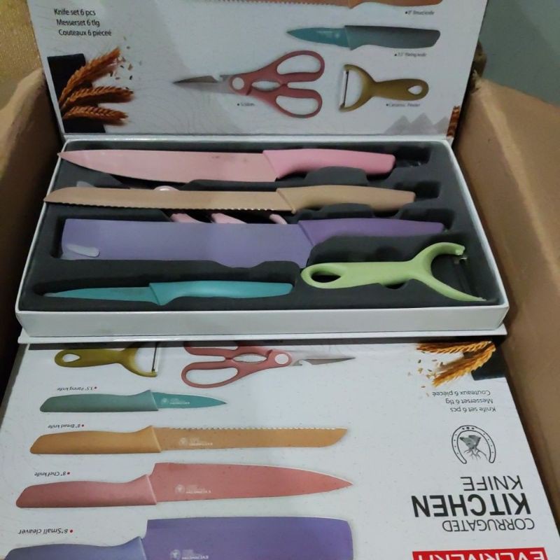 Evcriverh corrugated kitchen knife