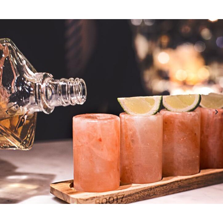 Himalayan Salt Tequila Shot Glass Gelas Sloki Garam Himalaya