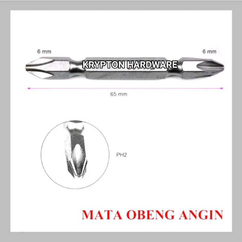 mata obeng PH+2X65mm CR-V CPT NATIONAL best quality product