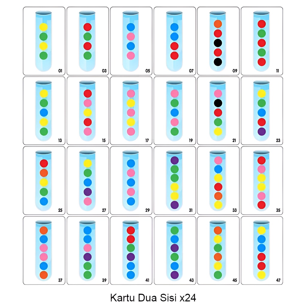 Bola &amp; Tabung Reaksi | Mainan Montessori Edukasi Test Tube Clamp | Permainan Keluarga | Kado Ulang Tahun Anak Cowok 3-4-5-6 Tahun