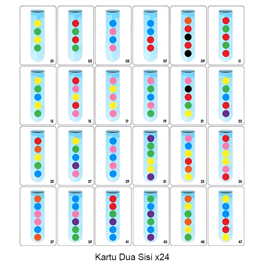 Bola &amp; Tabung Reaksi | Mainan Montessori Edukasi Test Tube Clamp | Permainan Keluarga | Kado Ulang Tahun Anak Cowok 3-4-5-6 Tahun