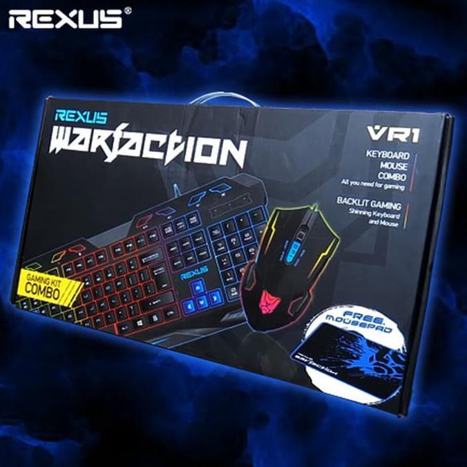 Keyboard Mouse Rexus Warfactian VR1 / Keyboard Mouse Gaming Rexus VR1