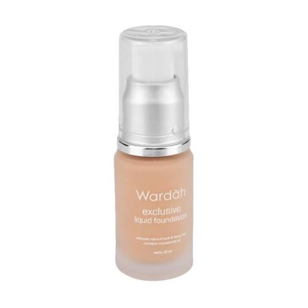 Wardah Exclusive Liquid Foundation 05 Coffee Beige 20 ml