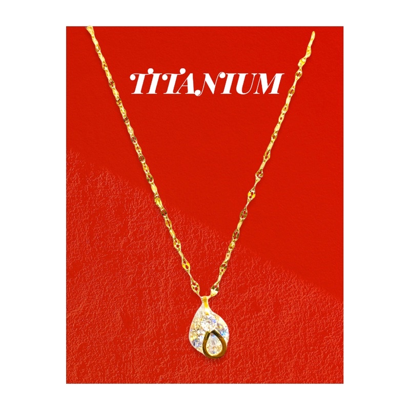 kalung titanium //kalung permata //kalung //titanium //perhiasan