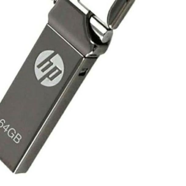 ➪ FLESDISK HP 64GB BAHAN METAL BESI FDH64 FLESDISK USB ♦