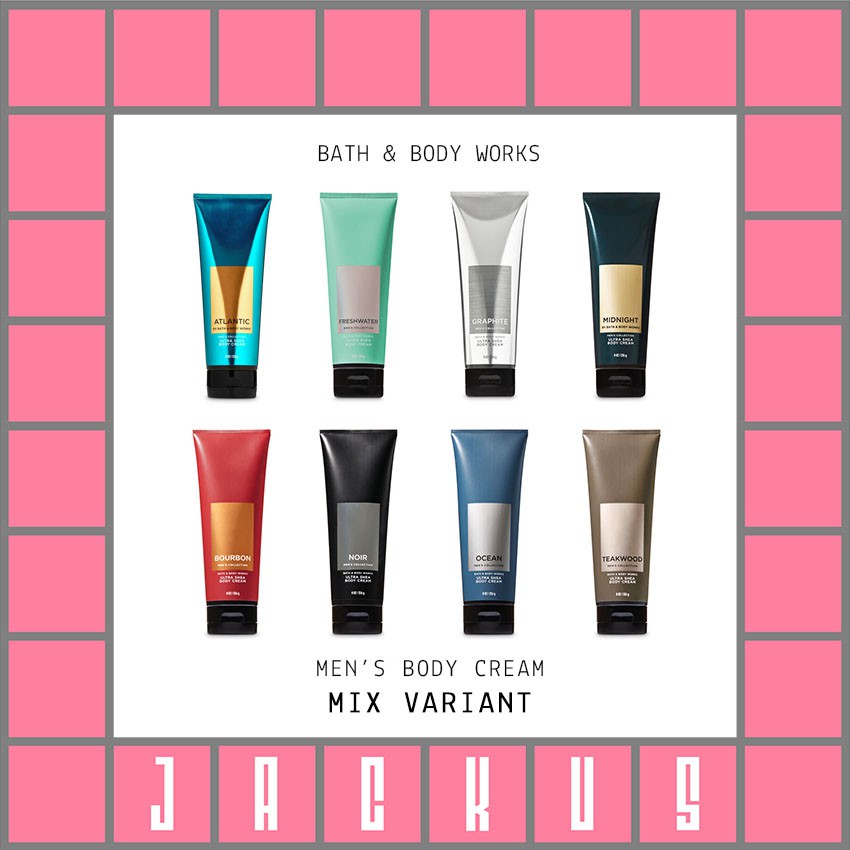 Jual Bath & Body Works Men's Body Cream Indonesia