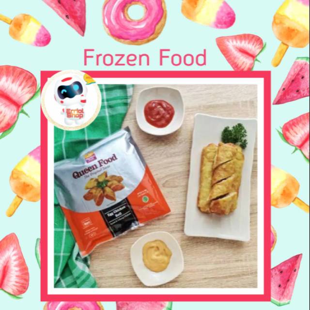 

QUEEN FOOD EGG CHICKEN ROLL 350gr