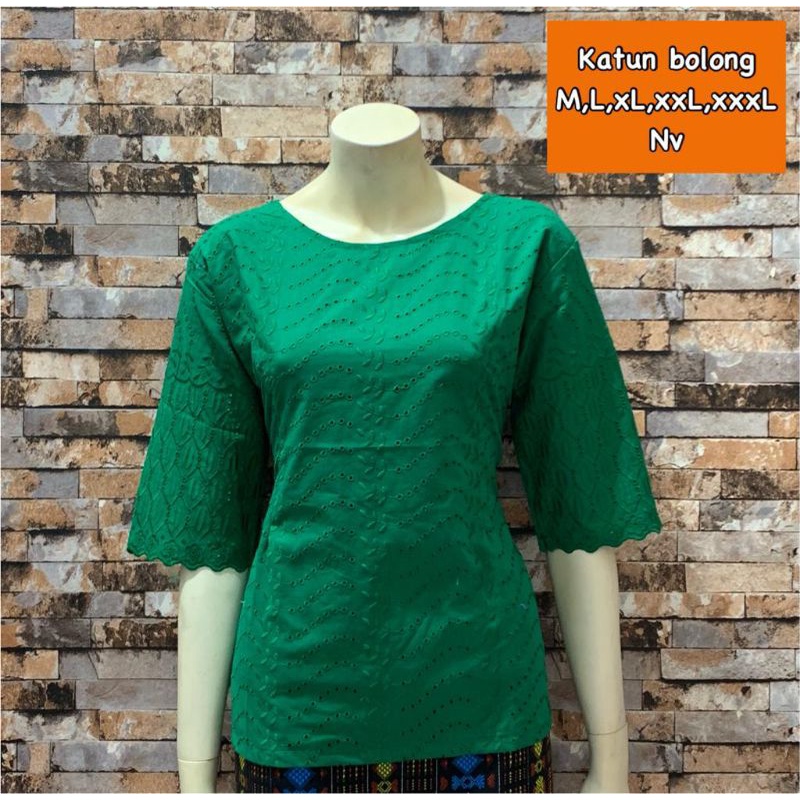 Blouse Katun Bolong Jumbo