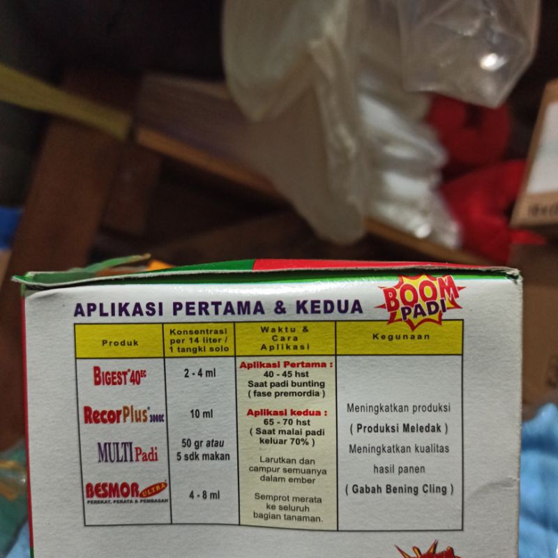 BOOM PADI PAKET LENGKAP 4 IN 1