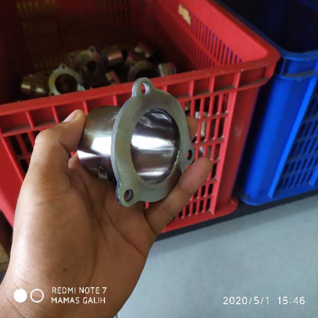 PIPA HEADER VIXION SATRIA FU GULU BANYAK KNALPOT RACING BLUEMOON BIRU  SATRIA FU VIXION R15 CBR150r-2