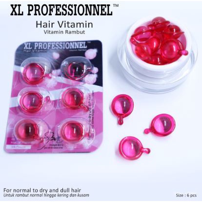 XL Professionnel Hair Vitamin Invigorating - 6 Capsule