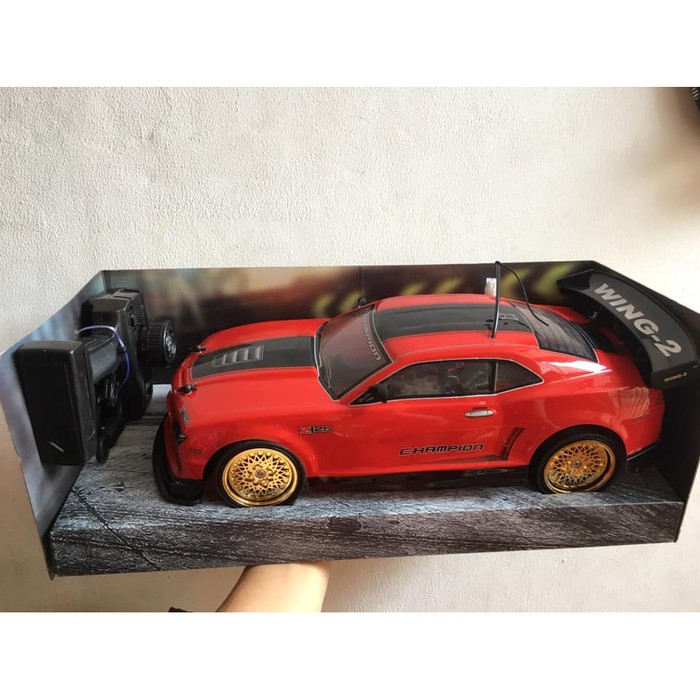 Rc drift skala 1:10 4wd mobil remote turbo drift double baterai
