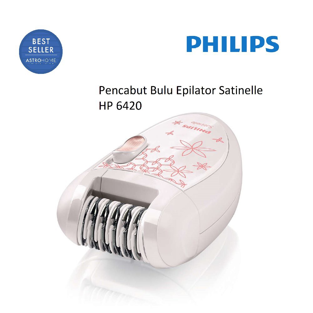 Philips Epilator Lady Shaver / Alat Cukur Bulu Kaki Wanita HP6420