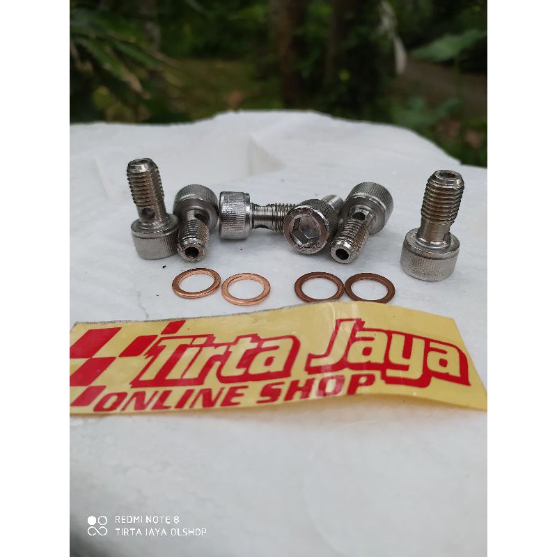 Jual Baut Banjo Baut Kaliper Baut Selang Rem Baut Oil Cooler Universal Semua Motor Shopee