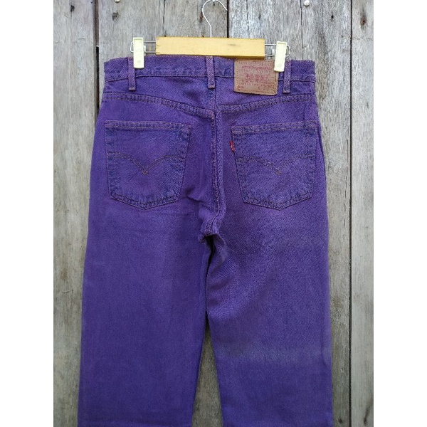 levis 505 ungu purple size 30 second original preloved