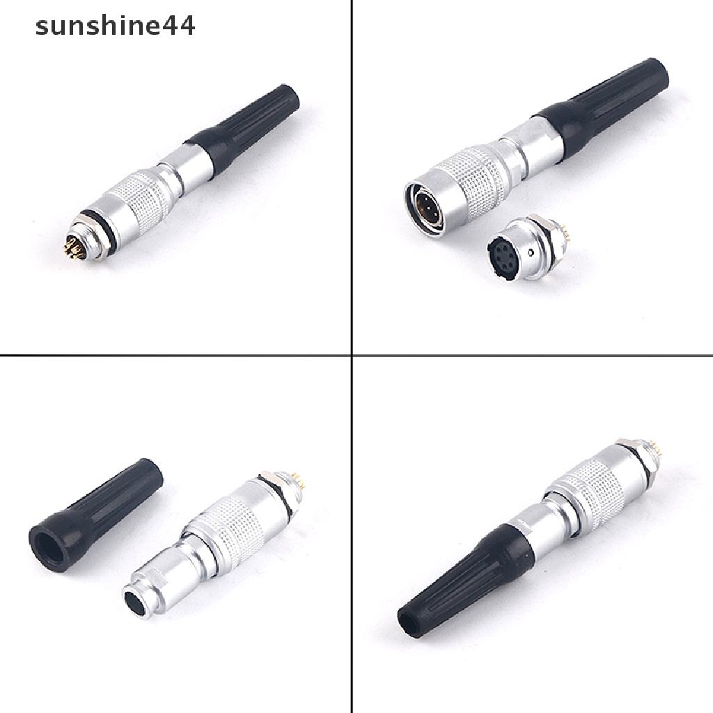 Sunshine Konektor Sensor Sirkular YC8 Mini Push Pull Self Lock 2-7 Pin